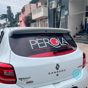 Adesivo Perfurado Por Rolo - Largura 134