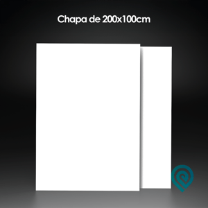 Chapa de PS Branco