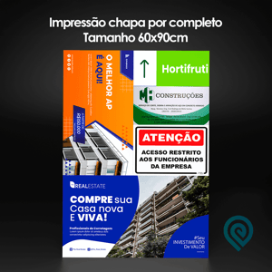 Placa de PS Impressão UV - Grade