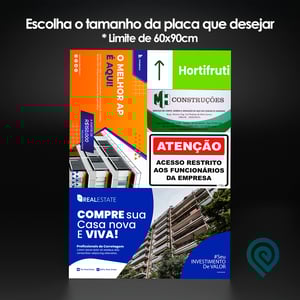 Placa de Ps Adesivada + Corte Especial