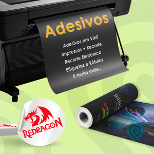 Cartela de Adesivos Blackout com Recorte - A3