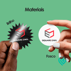 Cartela de Adesivos Transparente com Recorte - A4