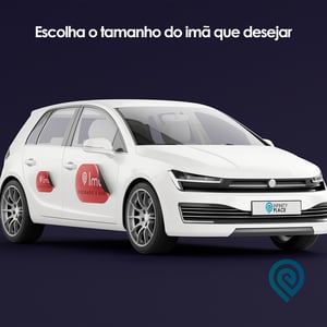 Imã para Carro - Redondo / Oval