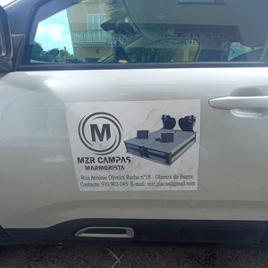 Imã para Carro - Retangular / Quadrado