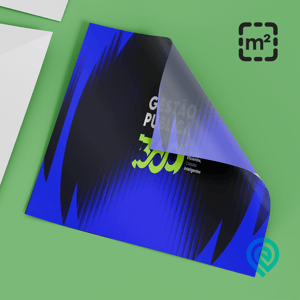 Adesivo Transparente Brilho Personalizado - m² Adesivo Vinil Transparente - Tamanho Personalizado - Impressão Colorida [SOLVENTE] Laminação Opcional - Refilado no Tamanho Brilhante