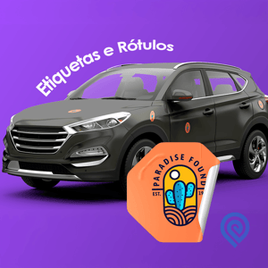 Adesivo Automotivo Impresso com Recorte - Etiquetas e Rótulos Adesivo AUTOMOTIVO - Etiquetas e Rótulos - Corte Especial - Impressão Colorida [SOLVENTE] Laminação Opcional - Corte Especial Fosco
