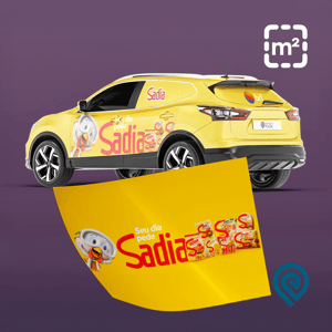 Adesivo Automotivo Personalizado - m² Adesivo Automotivo Avery - Tamanho Personalizado - Impressão Colorida [SOLVENTE] Laminação Opcional - Refilado no Tamanho Automotivo Avery