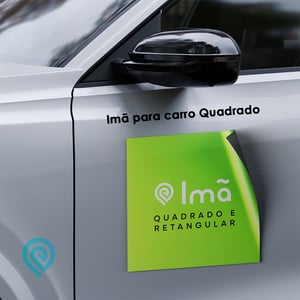Imã para Carro - Retangular / Quadrado