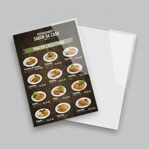 CARDAPIO PLASTIFICADO - A3