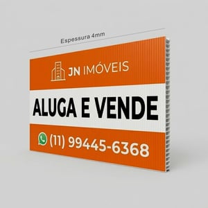 Placa imobiliária Polionda