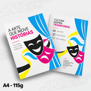 Cartaz A4 em Couché 115g
