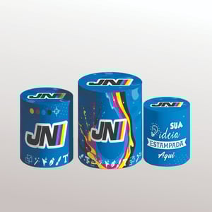 TRIO CILINDROS Tecido Helanca P, M E G   com Elástico 