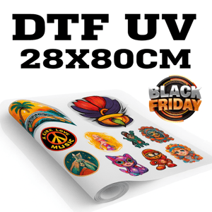 DTF-UV - IMPRESSÃO 28 X 80 CM