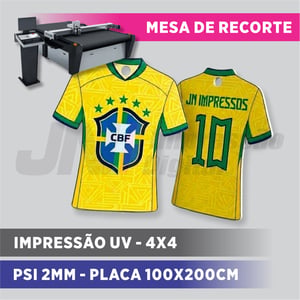 Placa PS 2mm - corte - frente e verso PS 2mm 100x200cm  Impressão UV recorte mesa 