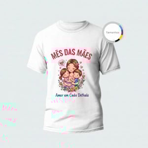 CAMISETA -  P Medida:  A4  - Estampa  4x0  Camiseta Poliester 