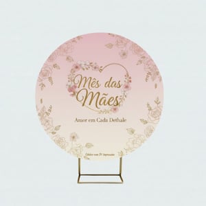 PAINEL REDONDO Tecido Helanca 150   com Elástico 