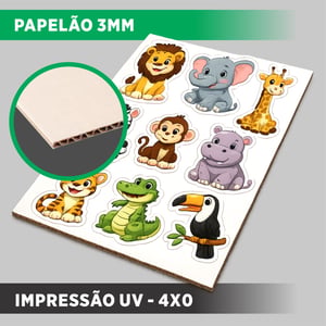 PAPELÃO 3MM PAPELÃO  4X0  sem refile 