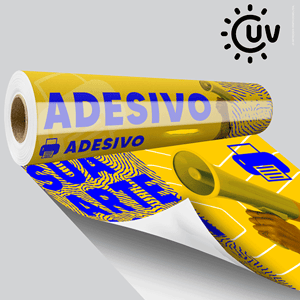 ADESIVO RECORTADO UV Vinil 010  4x0 Impressão UV Meio corte A grade deve ser enviada montada