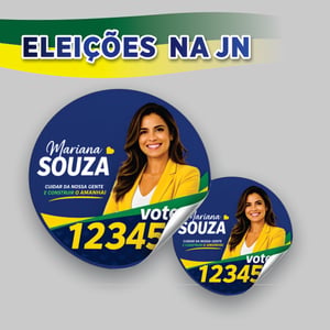PRAGUINHA - ELEIÇÕES Adesivo de papel     
