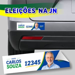 ADESIVO PARA-CHOQUE - ELEIÇÕES vinil 0,8   solvente  