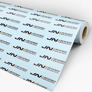 ADESIVO BRANCO LAMINADO RECORTE Vinil Branco  4x0 -  Colorido Frente   