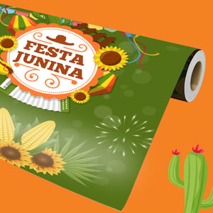 ADESIVO BRANCO LAMINADO Vinil Branco  4x0 -  Colorido Frente   