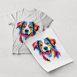 DTF Têxtil   5x0 - (Colorido + Branco)  Somente Impressão 