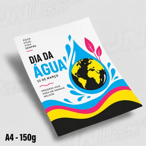 Cartaz A4 em Couché 150g