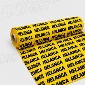 TECIDO HELANCA Calandrado  4x0 -  Colorido Frente  Sem costura - Sem refile 