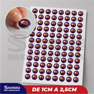 COLACRIL A3 + CORTE DE CONTORNO 1,0 A 2,5 CM Colacril 190g A3 Folha 310x433mm Área de imp. 269X392mm  Impressão a Laser Meio Corte 