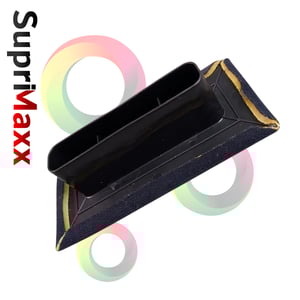 Aplicador de Verniz 16x8 (pequeno) cod. 5552 Plástico PVC e Feltro 16X8cm Aplicador de verniz para aplicação sobre lonas, banners, placas e impressão digital.  Superficie de aplicação de feltro, macia e anti-risco.   