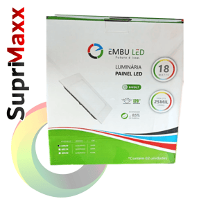 Painel Led 18w Quadrado 6500K Embuled  21,8x21,8 - Quadrado branco   são utilizados em projetos de iluminação decorativa e técnica em todo o país. Geralmente escritórios, clínicas e áreas de iluminação funcional,
