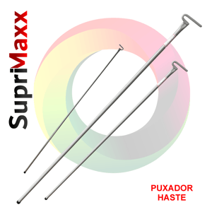 Haste para Puxador  Tamanhos:120cm | 150cm | 200cm    O puxador de haste é ideal para toldos leves e de uso frequente, oferece maior torque e facilita a abertura e fechamento de toldos.
