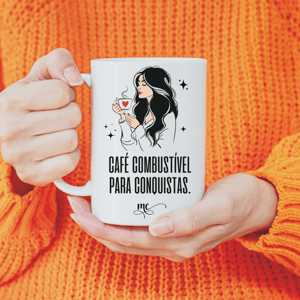 CANECA DE PORCELANA BRANCA PERSONALIZADA