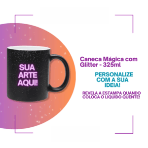 CANECA DE PORCELANA MÁGICA PERSONALIZADA