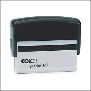 Carimbo Colop Printer 25 - 75x15mm   1 cor   Medida da Impressão: 75x15mm