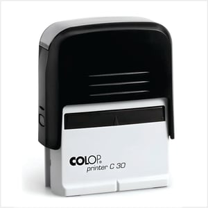 Carimbo Colop Printer 30 – 18x47mm  18x47 1 cor   Medida da Impressão: 18x47 mm