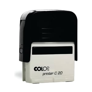 Carimbo Colop Printer 20 – 38x14 mm  38x14 mm 1 cor   Medida da Impressão: 38x14 mm