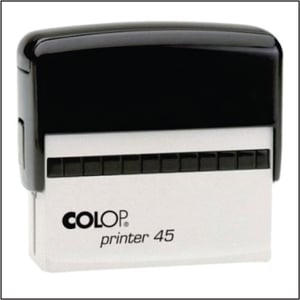 Carimbo Colop Printer 45 - 25x82mm   1 cor   Medida da Impressão: 25x82mm