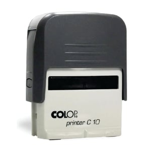 Carimbo Colop Printer 10 – 27x10mm  27x10mm 1 cor   Medida da Impressão: 27x10mm -  Máximo de linhas: 3 Linhas