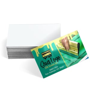 CARTÃO COUCHE 300  9x5   Corte Reto Acabamento Extras adiconar 2 dias úteis na data de entrega.