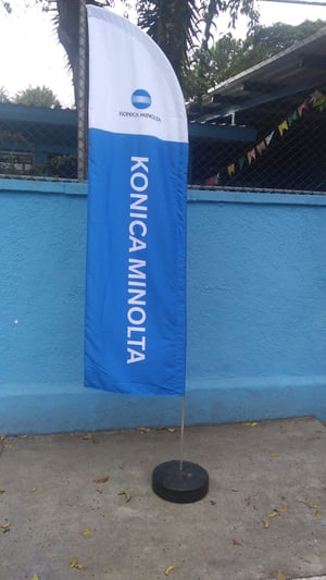 Wind Banner Frete Grátis Grande SP Tam P