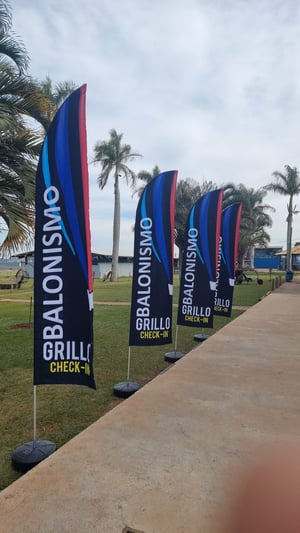 Wind Banner Frete Grátis Grande SP Tam P