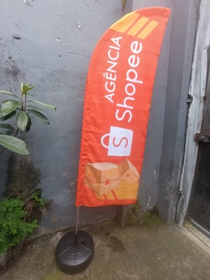 Wind Banner Frete Grátis Grande SP Tam M