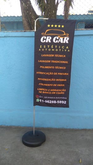 Wind Banner Frete Grátis Grande SP Tam M