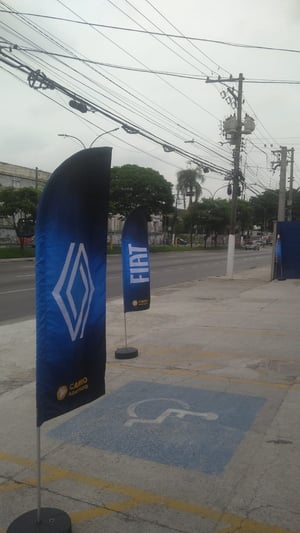 Wind Banner Frete Grátis Grande SP Tam G