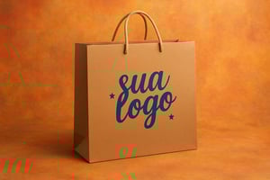 SACOLA M ESPECIAL Papel Ofset 180GR/Kraft 180GR/Duplex 190GR 15X14X6    Alça Separada das Sacolas/SEM ILHÓS