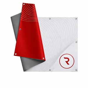 Lona Impressa sem acabamento Lona 440g  4x0  Sem acabamento 