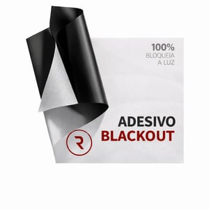 Adesivo Blackout 0,08 Vinil   Fosco sem acabamento 