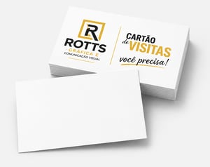 Cartão 4x0 cores Couchê 250g/m² 4,8x8,8 cm 4x0 Verniz Total Brilho Corte reto 